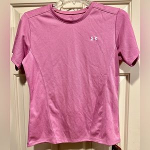 Under Armour Women Heat Gear Fitted TShirt size M pink
